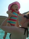 Chloe likes to go up up