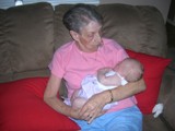 Cradled by Great-Grandma