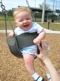 Mommy pushes me